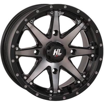 14x7 4/110 5+2 (+30mm) High Lifter HL10 Wheel - Smoke